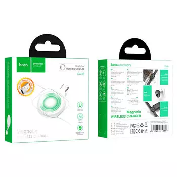 Беспроводное зарядное устройство Hoco (CW36) Wireless (5V/1A) для Apple Watch (белый)