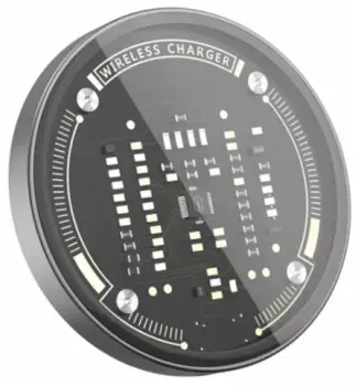 Беспроводное зарядное устройство WIWU M17 Magnetic 15W для смартфона/AirPods (Black)