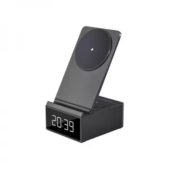 Беспроводное зарядное устройство WIWU Platinum Wireless Charging Station 15W (Wi-W011) (серый)