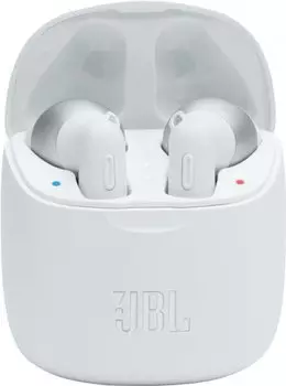 Беспроводные Bluetooth cтерео-наушники JBL Tune 225 TWS (White) (JBLT225TWSWHT)