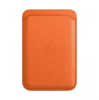 Чехол Apple iPhone Leather Wallet MagSafe (Orange) (MPPY3)