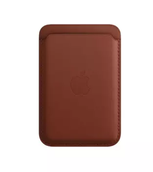 Чехол Apple iPhone Leather Wallet MagSafe (Umber) (MPPX3)