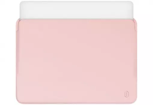 Чехол для ноутбука WIWU Skin New Pro II PU Leather Sleeve для Apple MacBook Pro 13 (розовый)