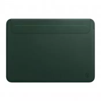 Чехол для ноутбука WIWU Skin Pro II PU Leather Sleeve для Apple MacBook Pro 13/Air 13 (2018) (зеленый)
