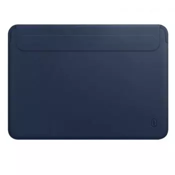 Чехол для ноутбука WIWU Skin Pro II PU Leather Sleeve для Apple MacBook Air 13.6" (темно-синий)