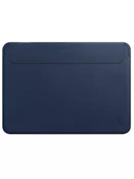 Чехол для ноутбука WIWU Skin Pro II PU Leather Sleeve для Apple MacBook Air 15.3" (синий)