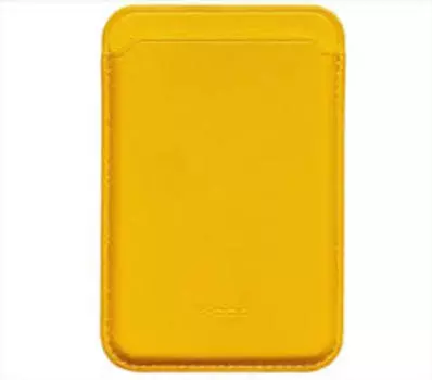 Чехол K-Doo Leather Wallet MagSafe (Yellow)