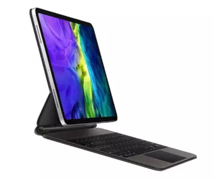 Чехол-клавиатура WIWU Magic Keyboard для Apple iPad Pro 11 (2024) русская раскладка (MK003) (черный)