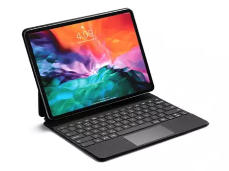 Чехол-клавиатура WIWU Magic Keyboard для Apple iPad Air 13 (2024) русская раскладка (MK003) (черный)