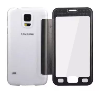 Чехол-книжка Baseus Starry для Samsung Galaxy S5 натуральная кожа (серый)