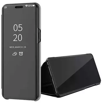 Чехол-книжка Clear View Standing Cover для Xiaomi Mi 9T пластик/силикон (черный)