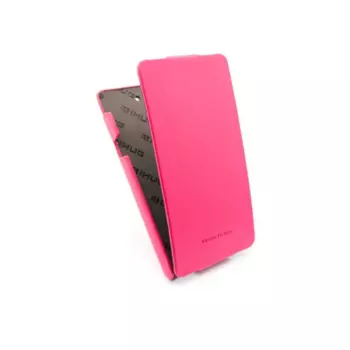 Чехол-книжка iHug Lychee для HTC One M7 натуральная кожа (малиновый)