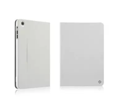 Чехол-книжка Kiss для Apple iPad mini 1/2/3 искусственная кожа с подставкой (белый)
