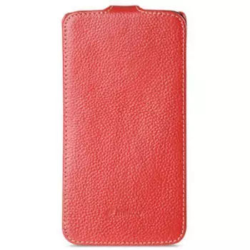 Чехол-книжка Melkco Premium для HTC One mini 2 натуральная кожа (красный)