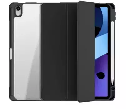 Чехол-книжка Mosbros для Apple iPad Pro 11 (2024) (полиуретан с подставкой/отсек для стилуса) (черный)