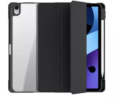 Чехол-книжка Mutural Folio Case для Apple iPad mini 6 (2021) (полиуретан с подставкой) (черный)