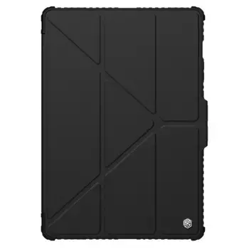 Чехол-книжка Nillkin Bumper Leather case Pro для Samsung Galaxy Tab S9/S10 защита камеры/полиуретан (черный)