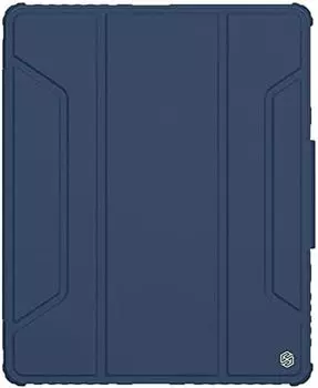 Чехол-книжка Nillkin Bumper Leather case Pro для Apple iPad Air 11 2024/10.9 2020/Air 4/5/Pro 11 2020/2021/2022 защита камеры/полиуретан (синий)