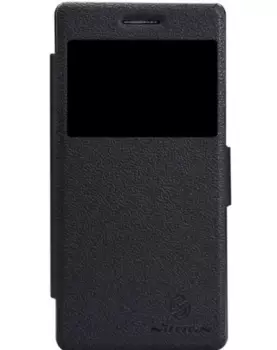 Чехол-книжка Nillkin Fresh Series для Lenovo Vibe X2 пластик-полиуретан (Black)