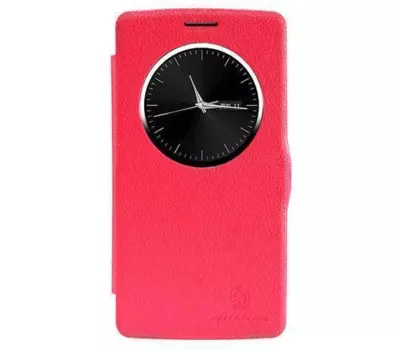 Чехол-книжка Nillkin Fresh Series для LG G3 натуральная кожа (красный)