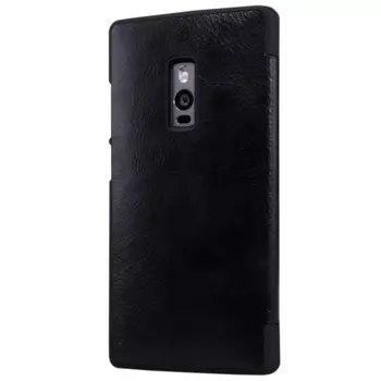 Чехол-книжка Nillkin QIN Leather Case для OnePlus 2 натуральная кожа (чёрный)