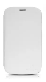 Чехол-книжка Nillkin Side leather для Samsung Galaxy S4 натуральная кожа (белый)