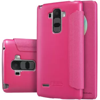 Чехол-книжка Nillkin Sparkle Series для LG G4 пластик-полиуретан (розовый)