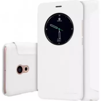 Чехол-книжка Nillkin Sparkle Series для Meizu Pro 6 пластик-полиуретан (белый)