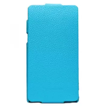 Чехол-книжка Pcaro EJ для Sony Xperia Z (C6603) натуральная кожа (голубой)