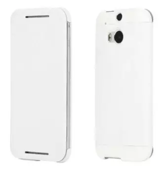 Чехол-книжка Pipilu Fib Color для HTC M8 натуральная кожа (белый)