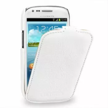 Чехол-книжка TETDED Troyes для Samsung Galaxy S4 натуральная кожа (White)