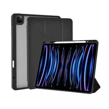 Чехол-книжка WIWU Defender Protective Case для Apple iPad Air 4/5 и Air 11 (2024/2025), с подставкой и отделением под стилус (черный)