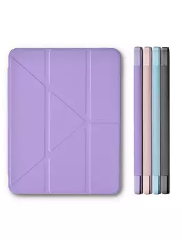 Чехол-книжка WIWU Defender Protective Case для Apple iPad 10 (2022)/iPad 11 (2025) полиуретан с подставкой (фиолетовый)