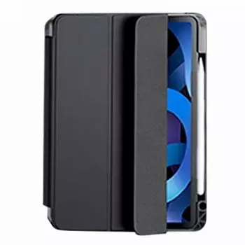 Чехол-книжка WIWU Magnetic Folio Case для Apple iPad 10 (2022)/iPad 11 (2025) (полиуретан с подставкой/отсек для стилуса) (черный)