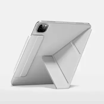 Чехол-книжка WIWU Smart Folio для Apple iPad Pro 13 (2024) (полиуретан с подставкой) (Wi-004) (серый)