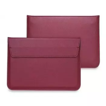 Чехол-конверт PALMEXX MacBag для Apple MacBook Air 13.3" (2018-2021) искусственная кожа (бордовый)