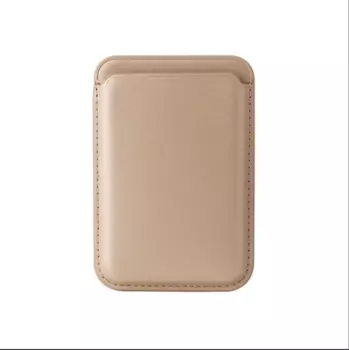Чехол Kzdoo Leather Wallet MagSafe (Desert Champagne)