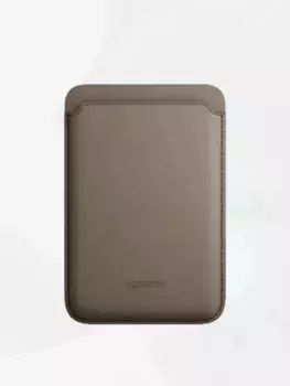 Чехол Kzdoo Leather Wallet MagSafe (Khaki)