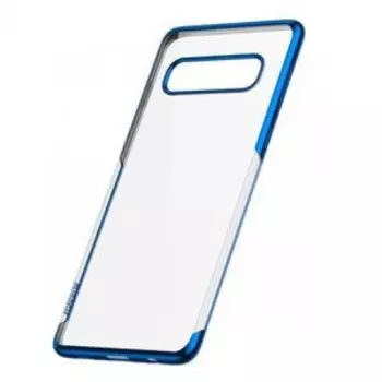 Чехол-накладка Baseus Shining Series Case для Samsung Galaxy S10+ (SM-G975) силиконовый (синий)