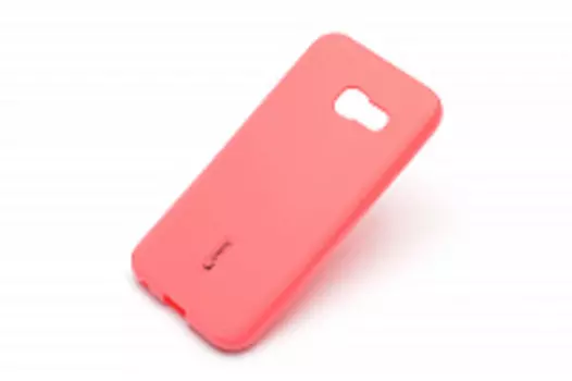 Чехол-накладка Cherry для Samsung Galaxy J5 J500 силиконовый матовый (розовый)
