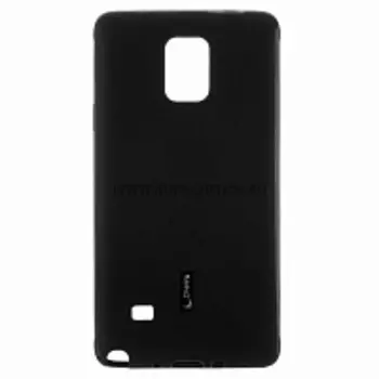 Чехол-накладка Cherry для Samsung Galaxy Note 4 силиконовый матовый (черный)