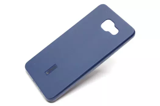 Чехол-накладка Cherry для Samsung Galaxy S4 силиконовый матовый (темно-синий)