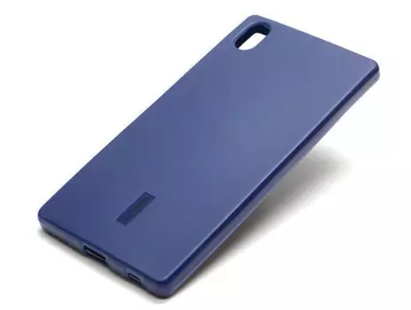 Чехол-накладка Cherry для Sony Xperia С5 силиконовый матовый (черный)