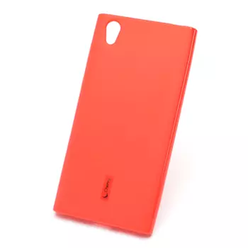 Чехол-накладка Cherry для Sony Xperia T3 силиконовый матовый (красный)