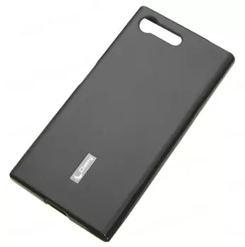 Чехол-накладка Cherry для Sony Xperia X силиконовый матовый (черный)