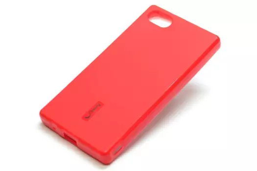Чехол-накладка Cherry для Sony Xperia Z5 силиконовый матовый (красный)