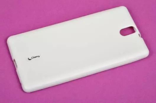 Чехол-накладка Cherry для Sony Xperia Z5 Compact силиконовый матовый (белый)