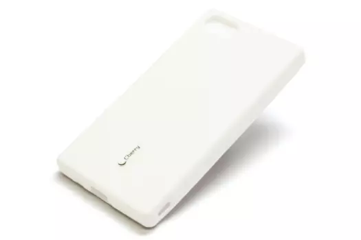 Чехол-накладка Cherry для Sony Xperia Z силиконовый матовый (белый)