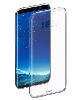 Чехол-накладка Deppa Get Case 0.8mm для Samsung Galaxy S8+ силикон (прозрачный)