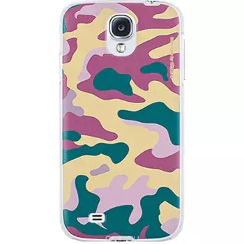 Чехол-накладка Deppa Military Case для Samsung Galaxy S4 полиуретан (розовый)